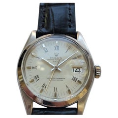 Rolex Oyster Perpetual Date Ref 1500 Mens 1970s 34mm Vintage Automatic RA772C