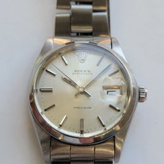 Rolex Oysterdate Precision Ref 6694 Mens 1970s 34mm Manual Wind Vintage RA802
