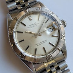 Rolex Ref 1625 Turn-O-Graph Thunderbird 18k SS 1960s Mens 36mm Automatic RA669S