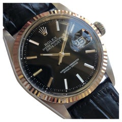 Rolex Oyster Ref 1601 Datejust 36mm 18k SS 1970s Mens Vintage Automatic RA850