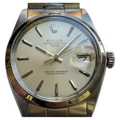 Rolex Oyster Perpetual Date 1500 34mm 1960s Mens Automatic All Original RA809