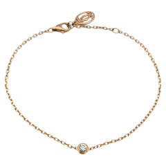 Bracelet « Cartier D'Amour » petit modèle à maillons en diamants, en or rose 18 carats