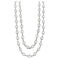 Tiffany & Co. Elsa Peretti 15,25 Karat 'Diamonds By The Yard' Halskette, 38" lang