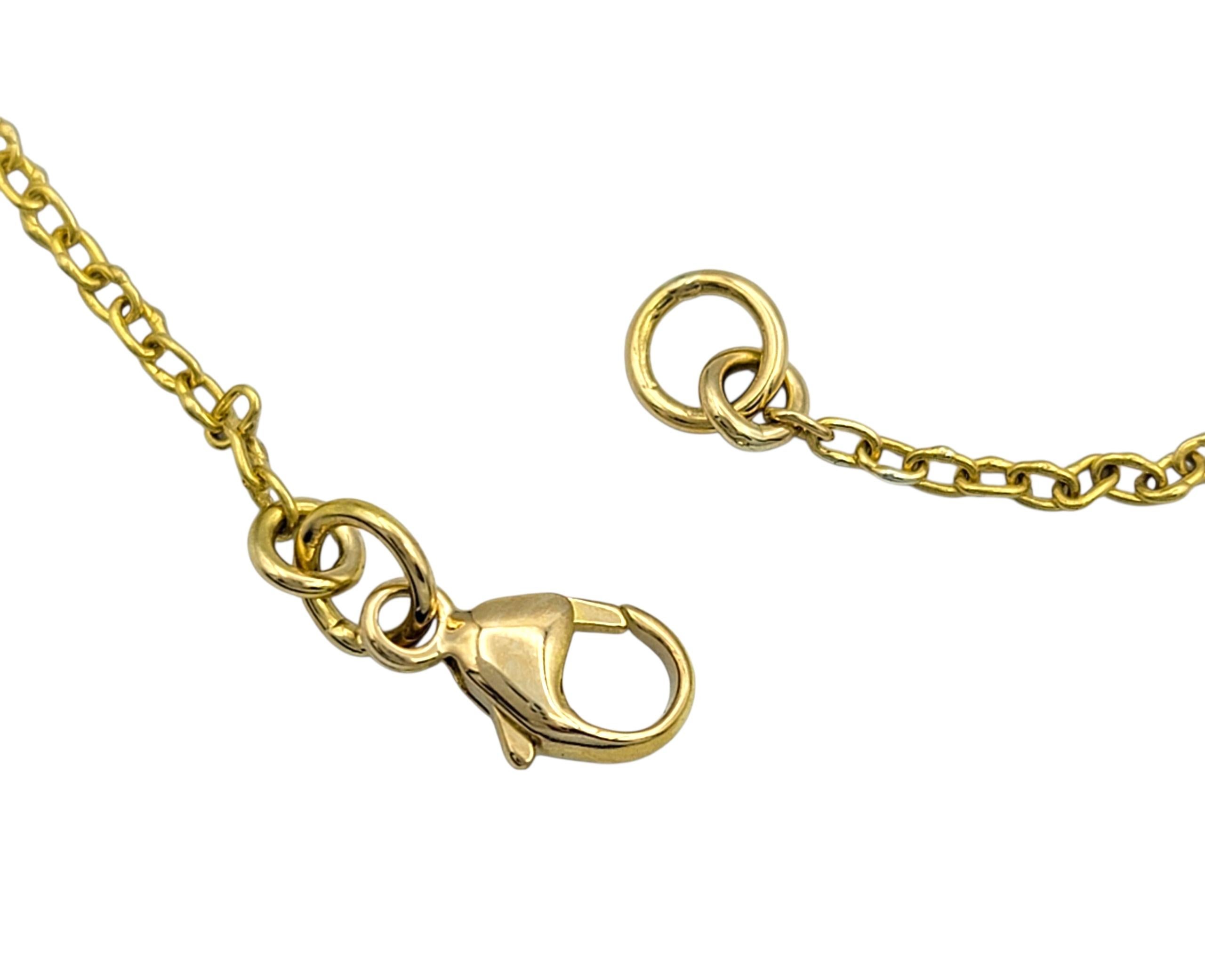 Collana con pietra lunare ovale incastonata lunga 42,5
