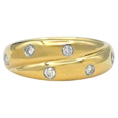 Tiffany & Co. Bague « Étoile Double Diamond » en or 18 carats et platine