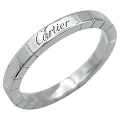 Cartier Lanière Segmented Band Ring in Polished 18 Karat White Gold