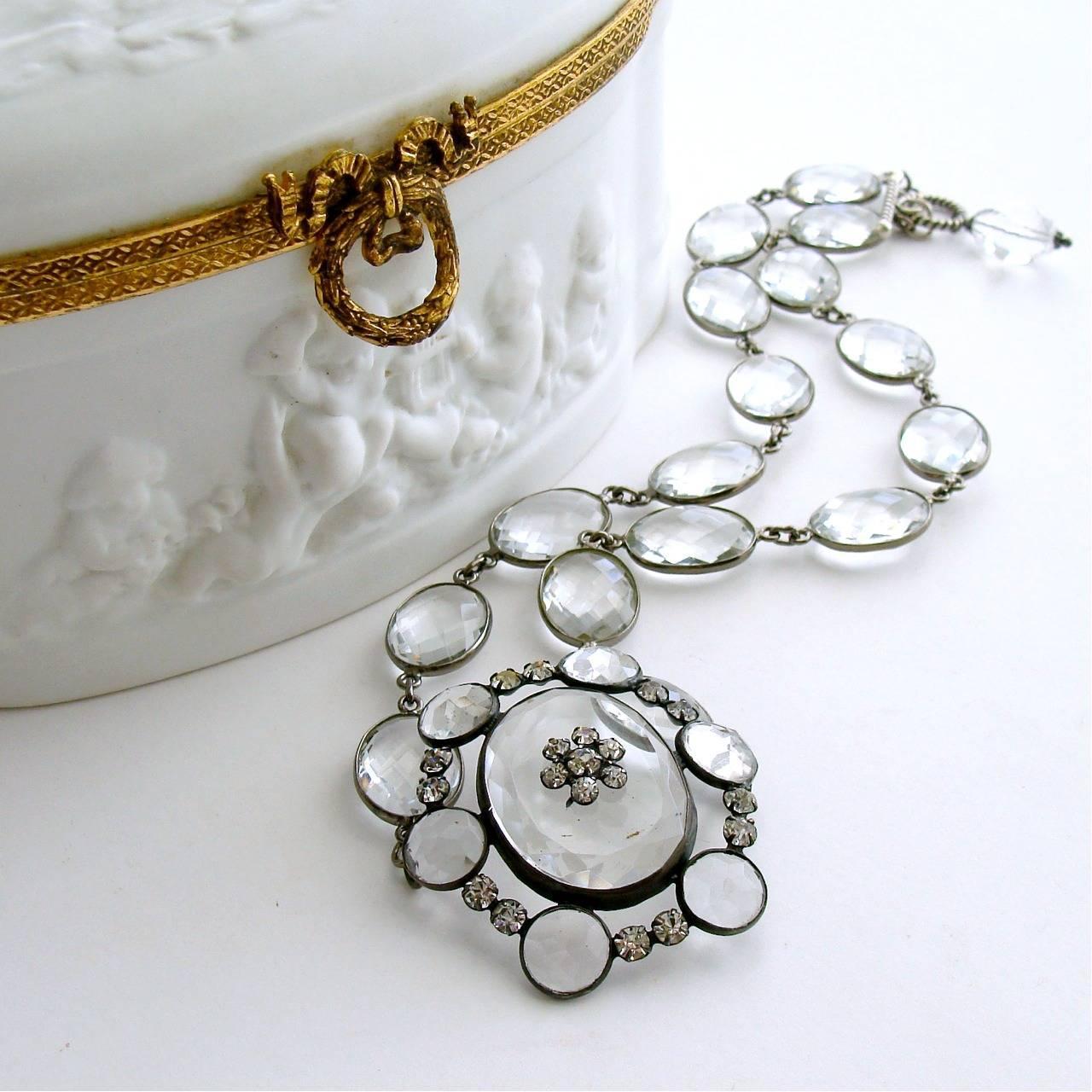 Rock crystal pendant clearance