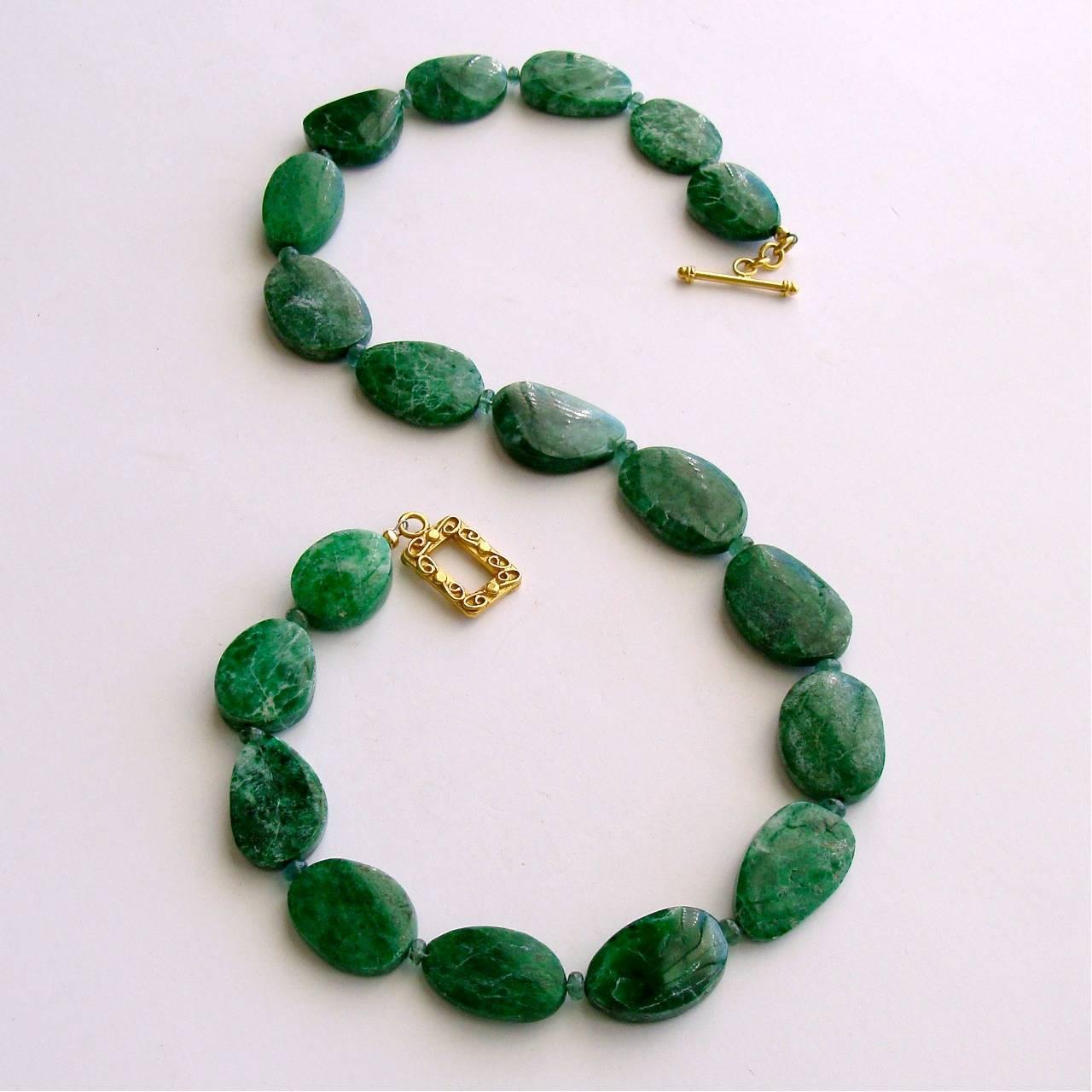 Artisan Maw Sit Sit Columbian Emerald Choker Necklace