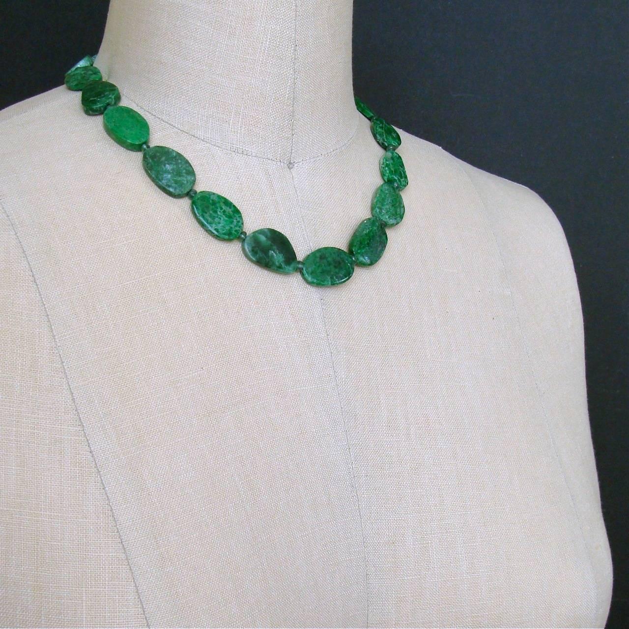 Women's Maw Sit Sit Columbian Emerald Choker Necklace