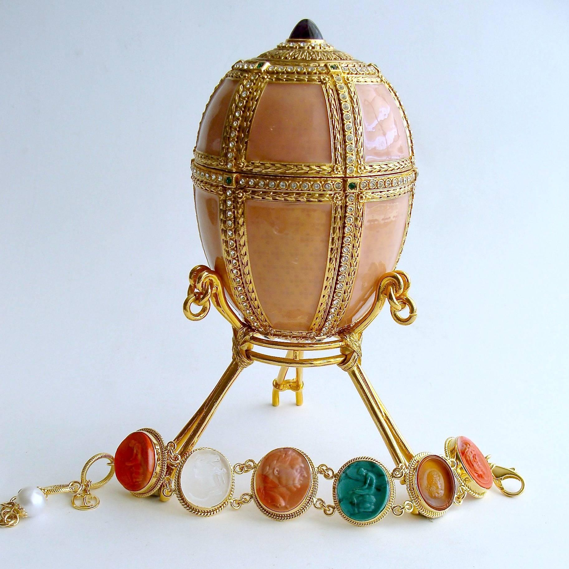 venetian glass intaglio jewelry