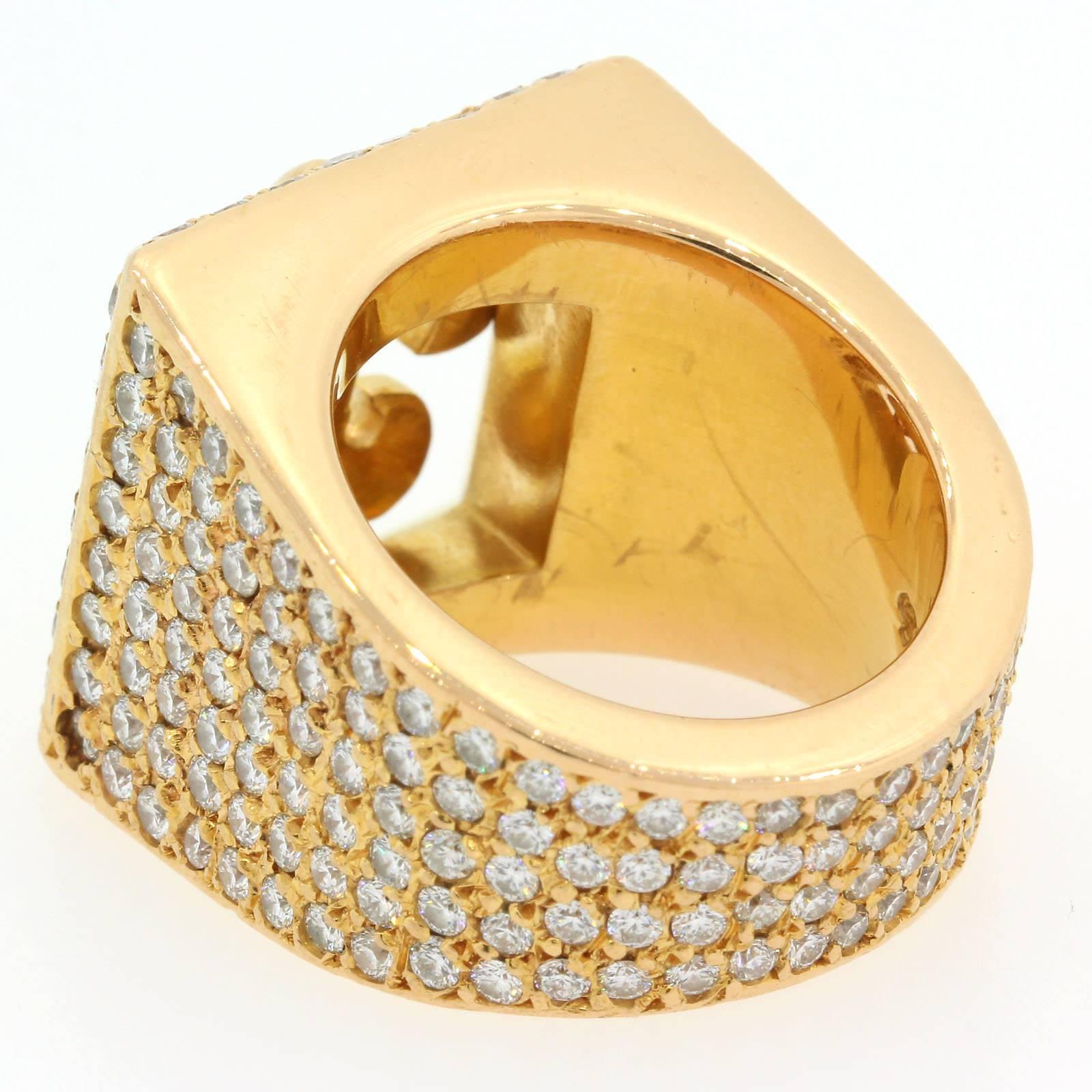 chrome hearts gold ring