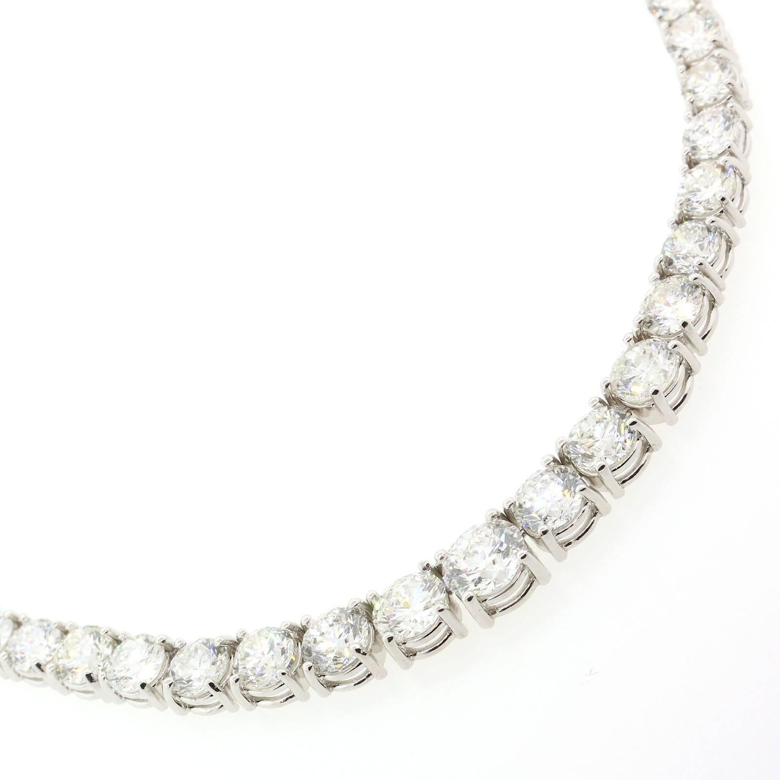 Revival Diamond Gold Riviere Necklace