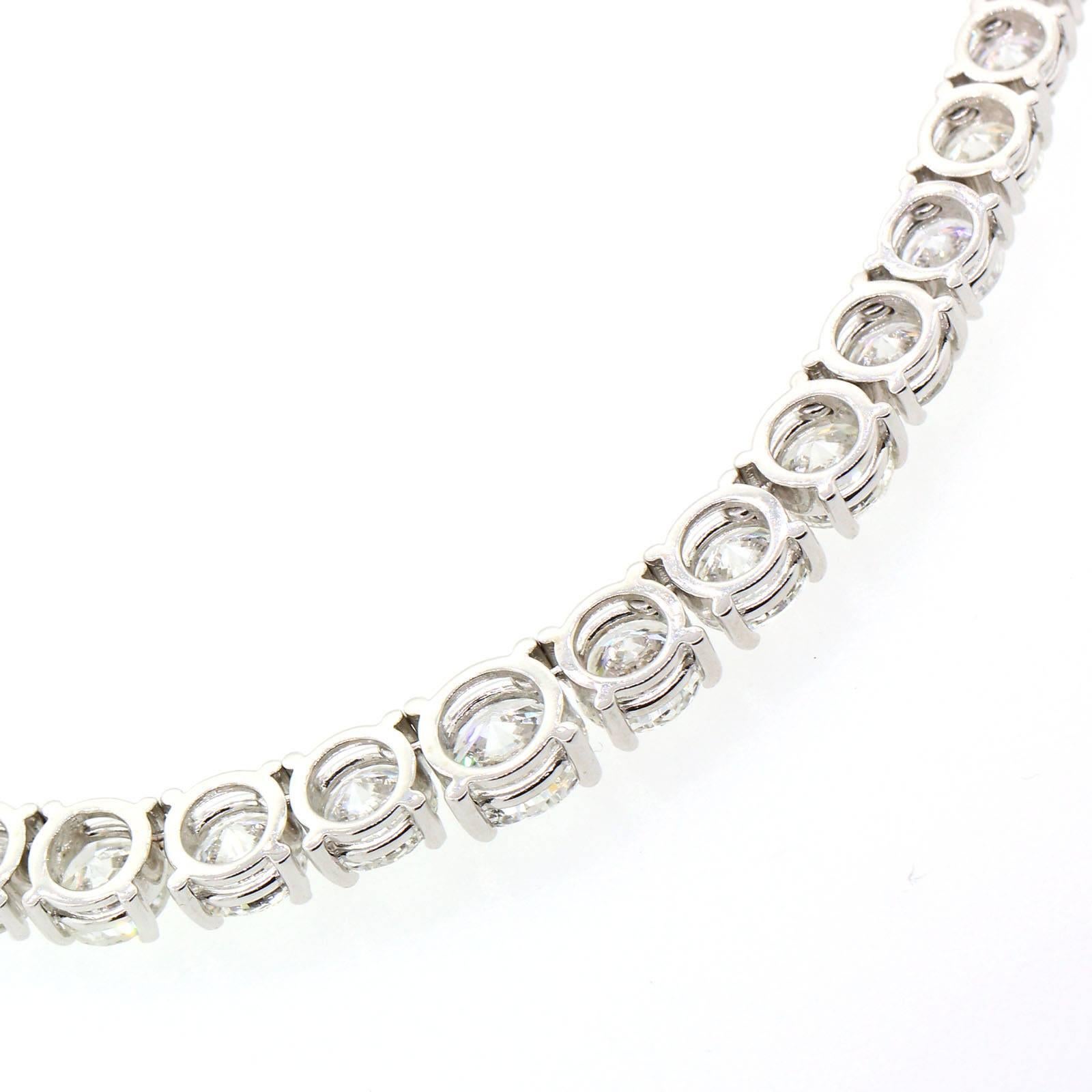 Diamond Gold Riviere Necklace 1