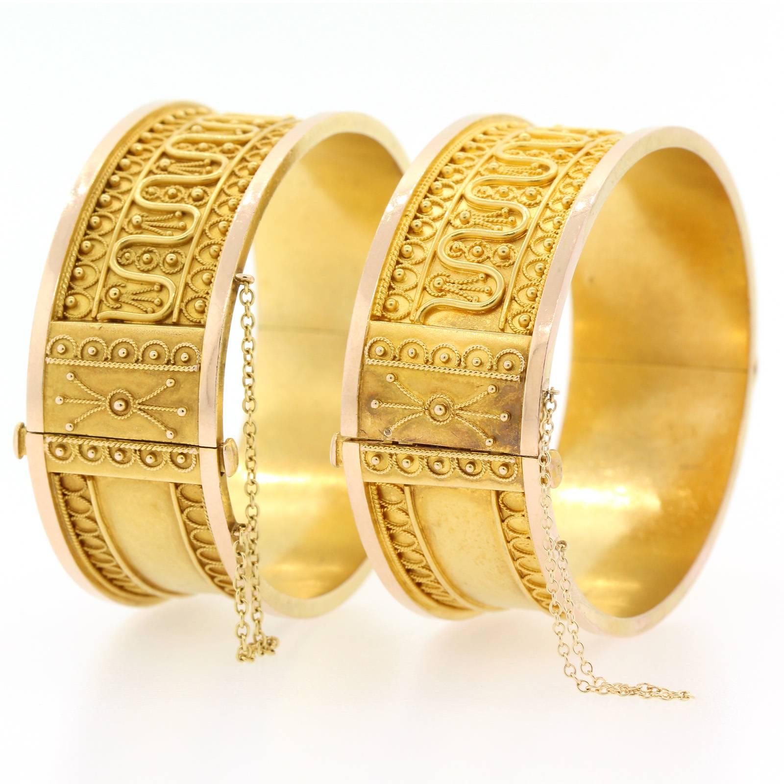 victorian gold bangle