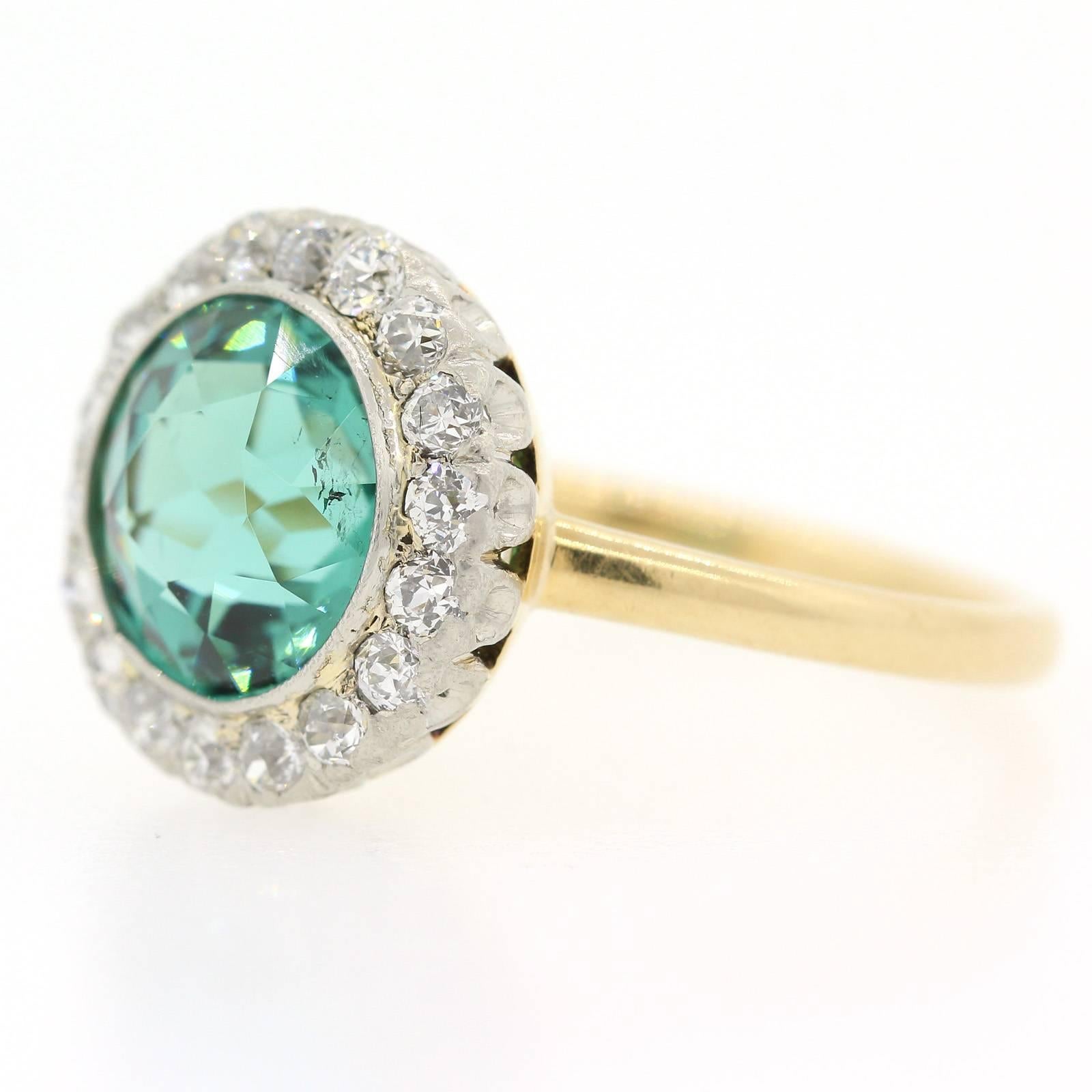 Women's Belle Époque Tiffany & Co. Tourmaline Diamond Cluster Ring