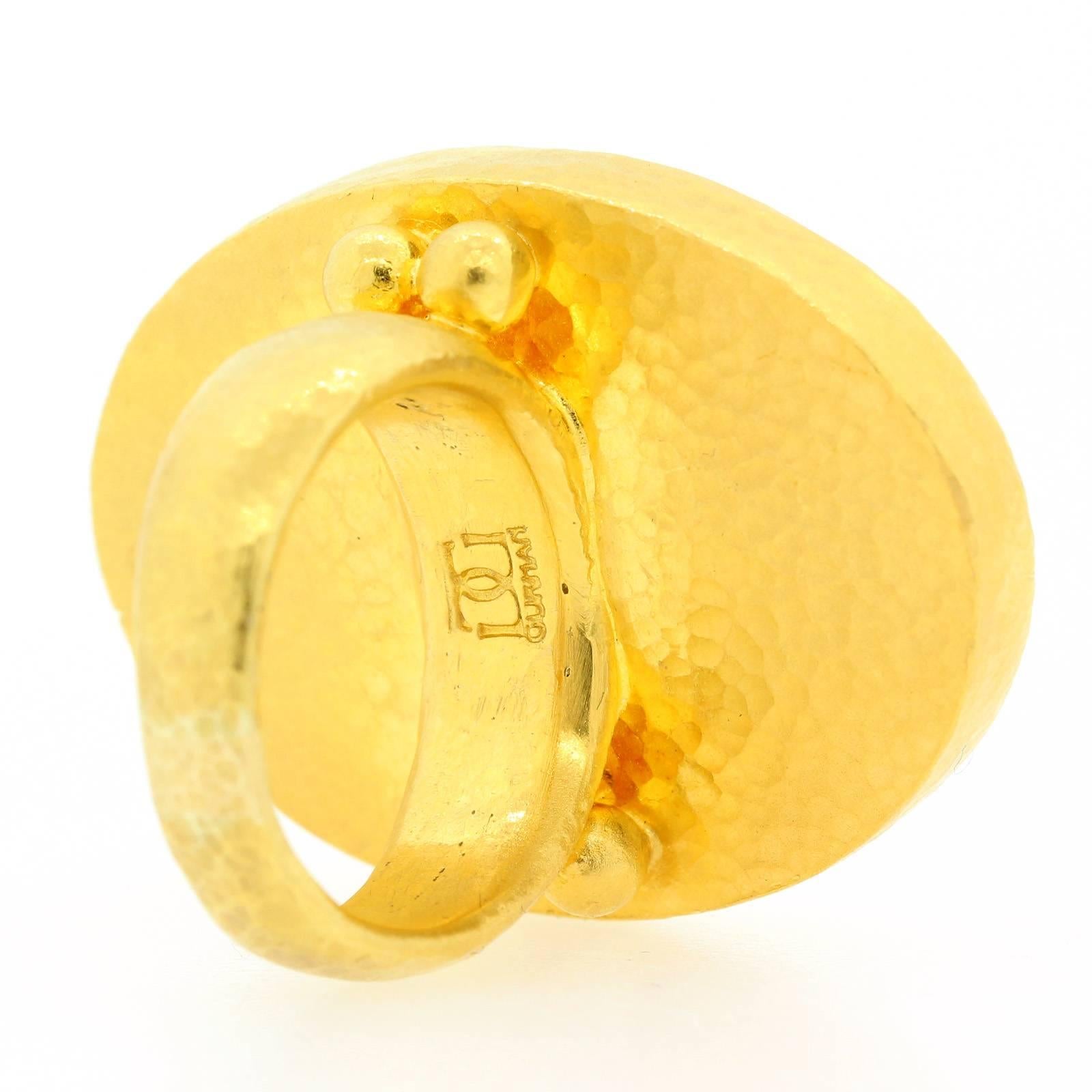 Byzantine Gurhan Diamond and Gold Large Ring