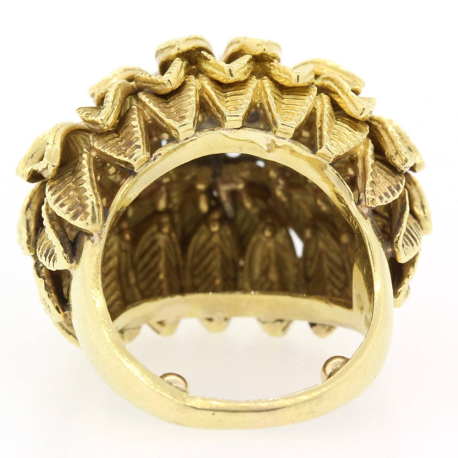 Women's 1960s Diamond Gold Ring