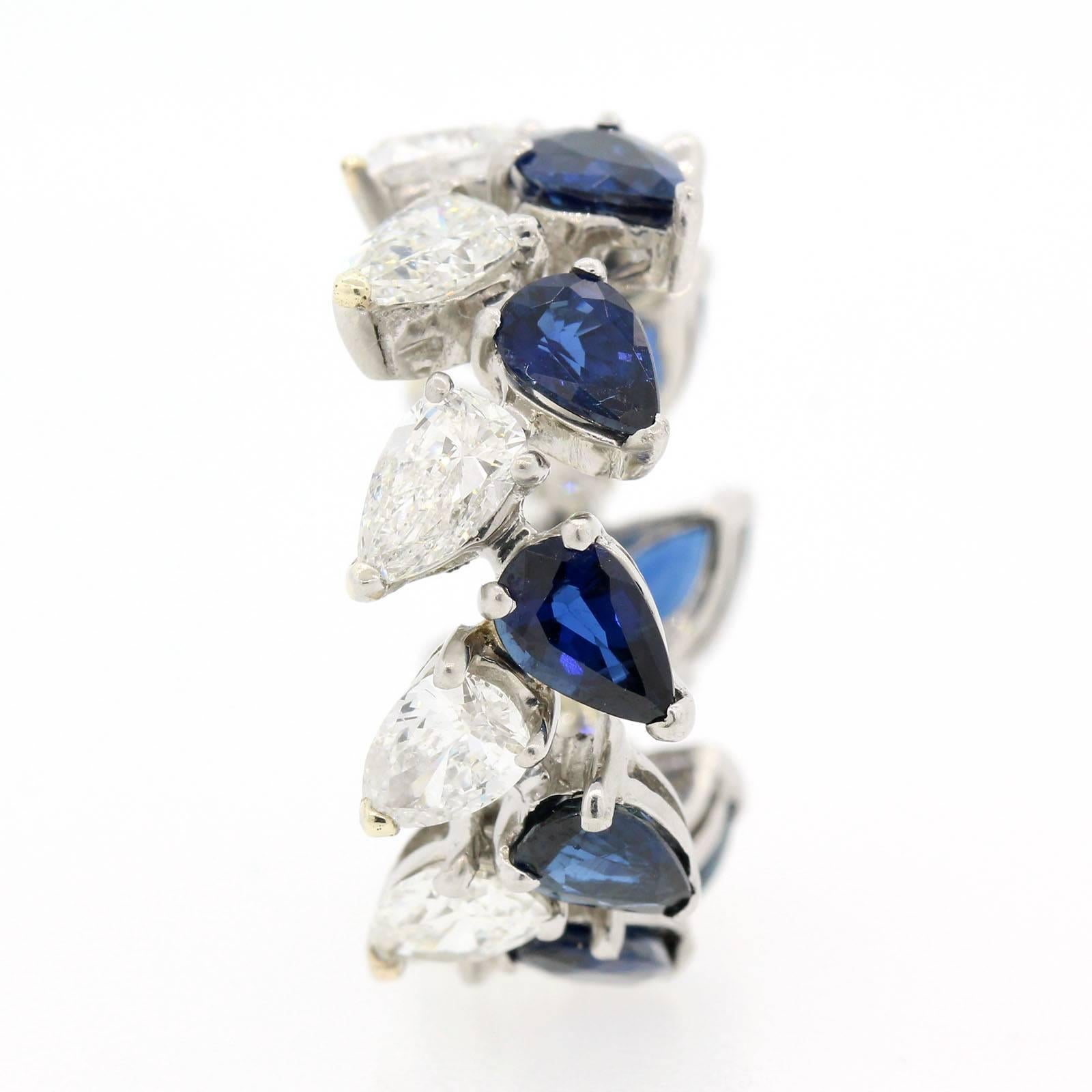 vintage sapphire eternity band