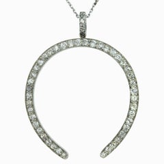 Black Starr and Frost Diamond Platinum Pendant