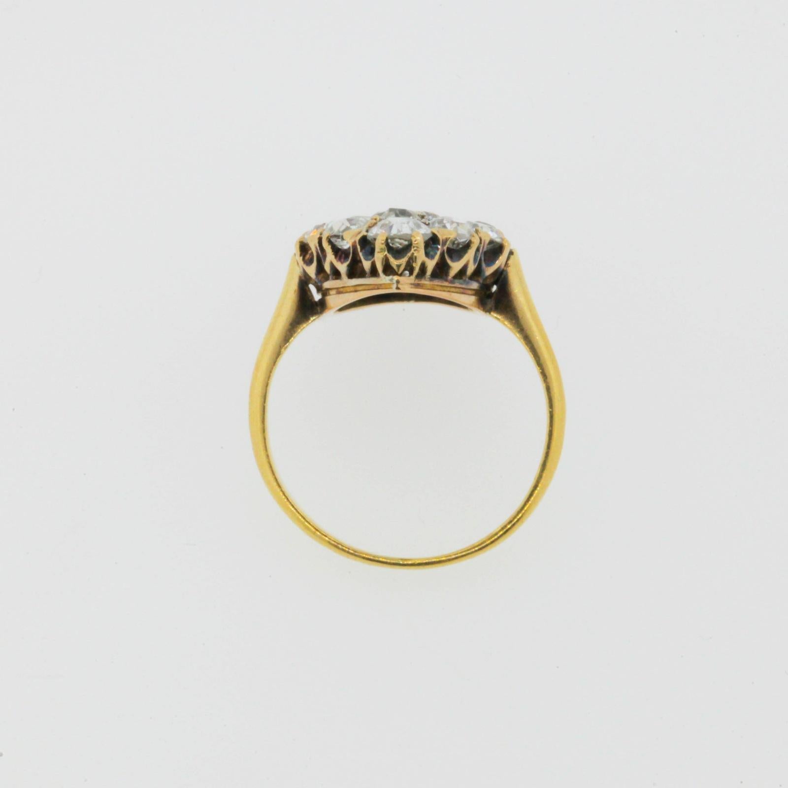 Old Mine Cut Antique Champagne Color Old European Cut Diamond