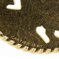 Cartier Vintage Virgo Zodiac Gold Charm