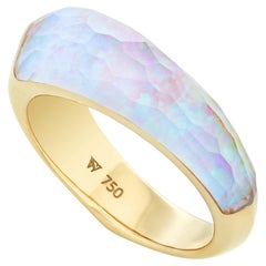 18kt Yellow gold ring Stephen Webster Crystal Haze Opalescent White
