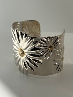 Brazalete «Daisy» de Tiffany & Co., diseñado por Paloma Picasso, en plata y oro de 18 quilates
