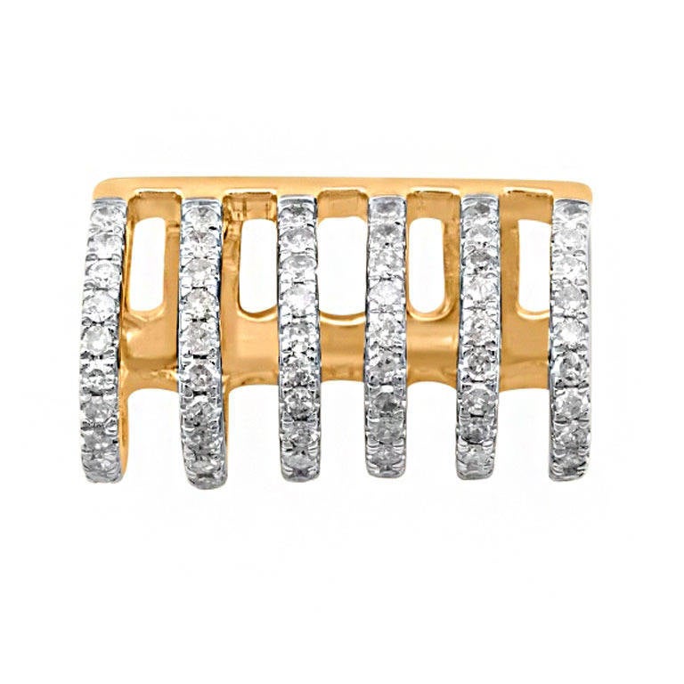 Rock Star Diamond Cuff Earring