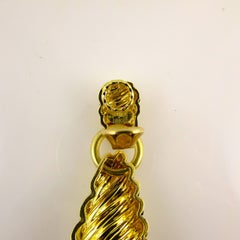 Henry Dunay Hammered Gold Earrings