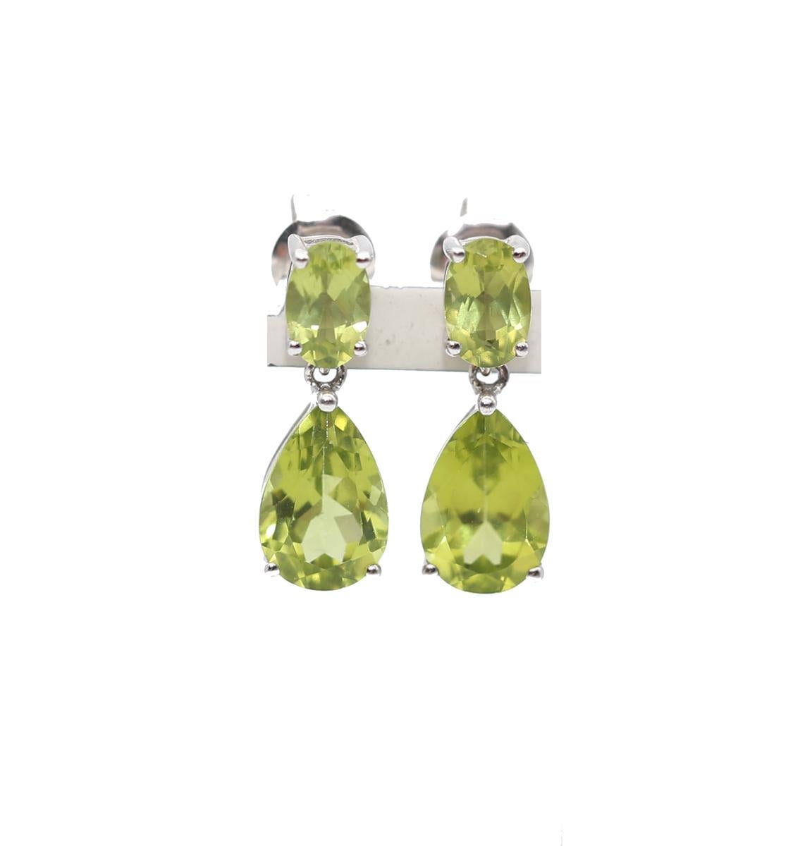 5.5 Ct Peridot Earrings, 2000 3