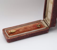 Egyptian Revival Pharaoh Pin Brooch Old Mine Diamond, 1920