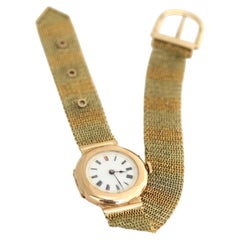 Pavel Bure Paul Buhré Schweizer Mesh Gold Uhr Unisex Antik Boxed, 1915