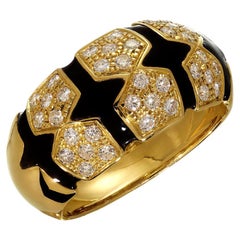 Anello Cocktail in oro giallo con diamanti