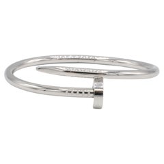 Cartier Juste Un Clou White Gold Classic Model Nail Bracelet Box & Papers