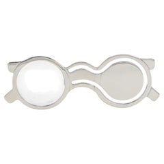 Tiffany & Co. Stelring Silver Magnifying Glass Glasses-Style Bookmark