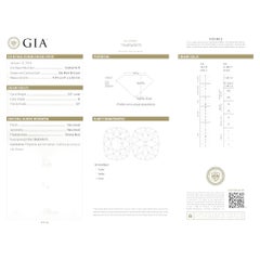 GIA Certified 2.01 Carat Antique Elongated Old Mine Cut Natural Diamond Ring