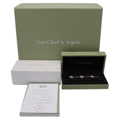 Van Cleef & Arpels VCA Vintage Alhambra 5-Motif Mother-of-Pearl Bracelet
