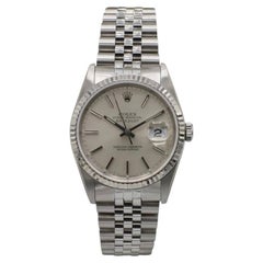 Rolex Datejust 36 Steel Jublilee Silver Dial 16234 Watch