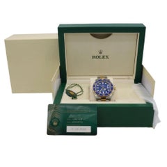 Rolex Submariner Blue Blusey Date Gold & Steel Watch Box Papers 126613LD