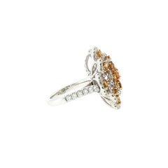 Contemporary Ring/Pendant with 2.57 ct Natural Fancy Color Diamond in 18K Gold