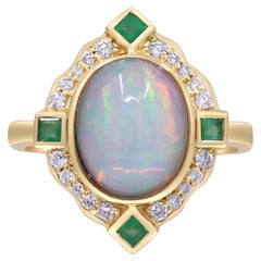 Murphy 14K Yellow Gold Ethiopian Opal Ring