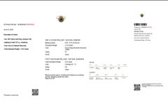 Anillo - 18 kt. Oro amarillo - 3.53 ct. tw. Diamante (color natural) - IGI