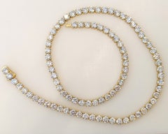 Necklace - 14 kt. Yellow gold - 41.48ct. tw. Diamond (Natural) - GCI
