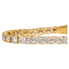 Bracelet - 14 kt. Yellow gold - 14.90ct. tw. Diamond (Natural) - GWLab
