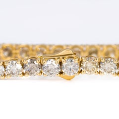 Bracelet - 14 kt. Yellow gold - 14.90ct. tw. Diamond (Natural) - GWLab