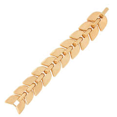 Bracelet in rose gold by Boucheron Paris, circa 1940s. 10