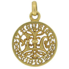 Wiese gold pendant, circa 1910. 3