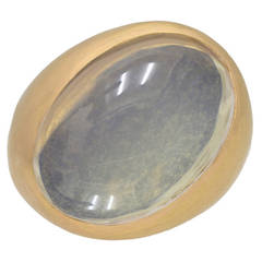 Pomellato solitaire moonstone ring, circa 1990. 6