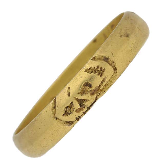 Late Medieval Iconographic Ring Depicting the Holy Trinity, circa 1470 ...