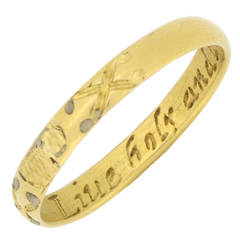 Stuart Gold Posy Ring 1